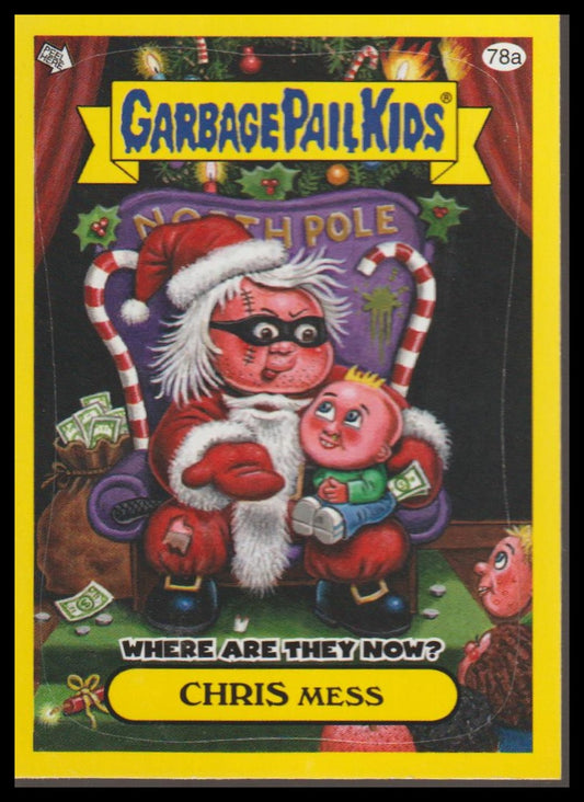 2011 Topps Garbage Pail Kids Yellow chris mess 78A where are they now?