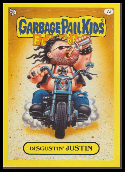 2011 Topps Garbage Pail Kids Flashback Series 3 #7a Disgustin' Justin
