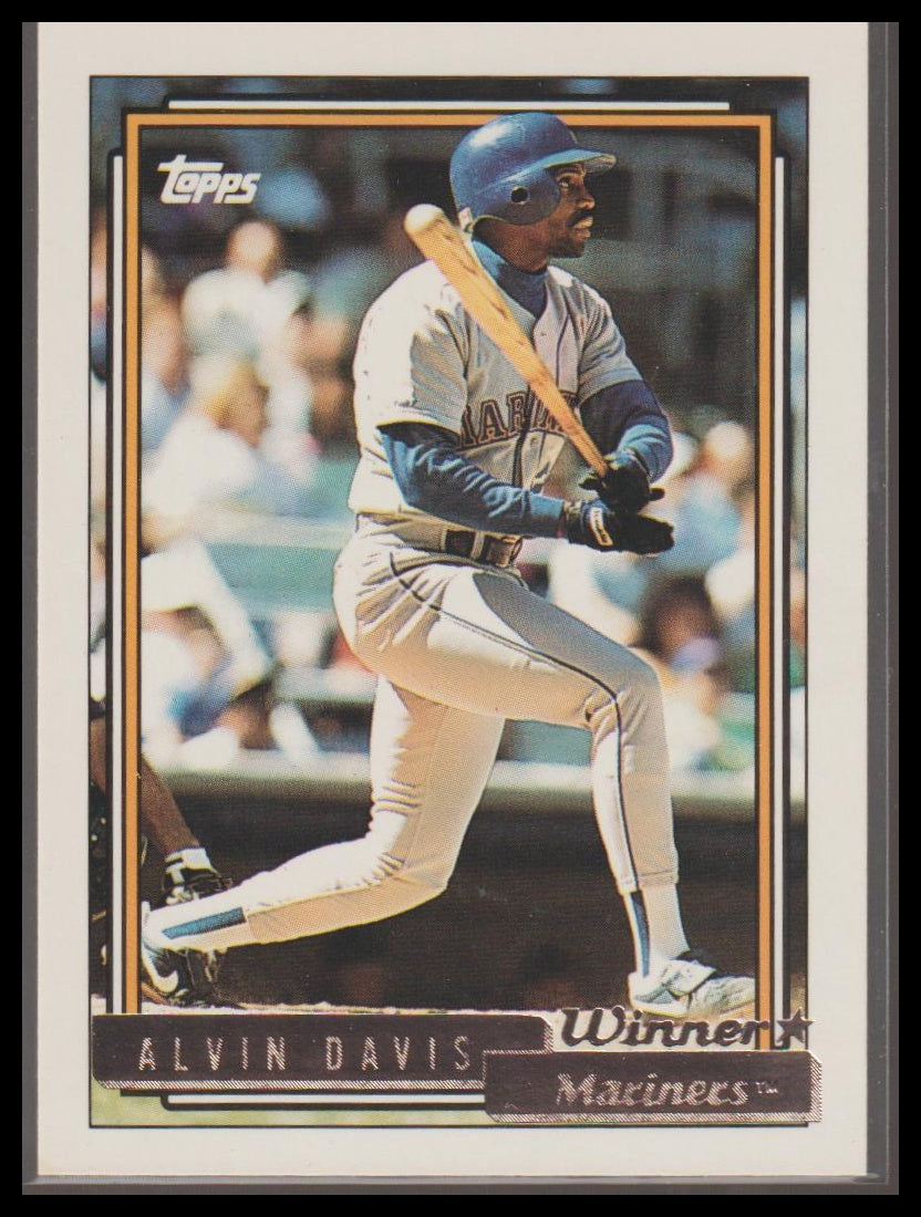 1992 Topps #130 Alvin Davis Gold Winners