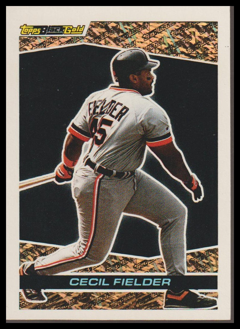 1993 Topps #30 Cecil Fielder Black Gold