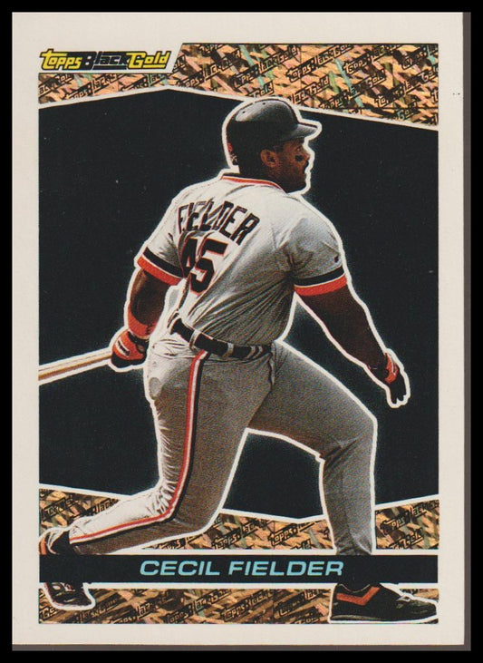 1993 Topps #30 Cecil Fielder Black Gold