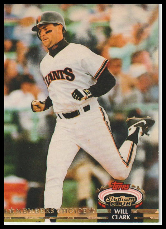 1992 Stadium Club #598 Will Clark