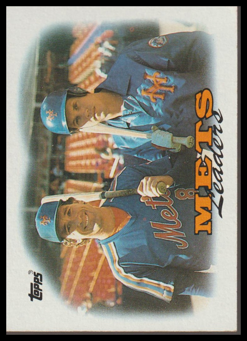 1988 Topps #579 Mets Leaders