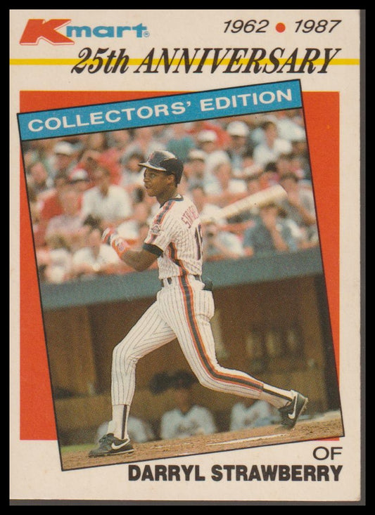 1987 Topps Kmart 25th Anvy Baseball's Stars of the Decades #32 Darryl Strawberry