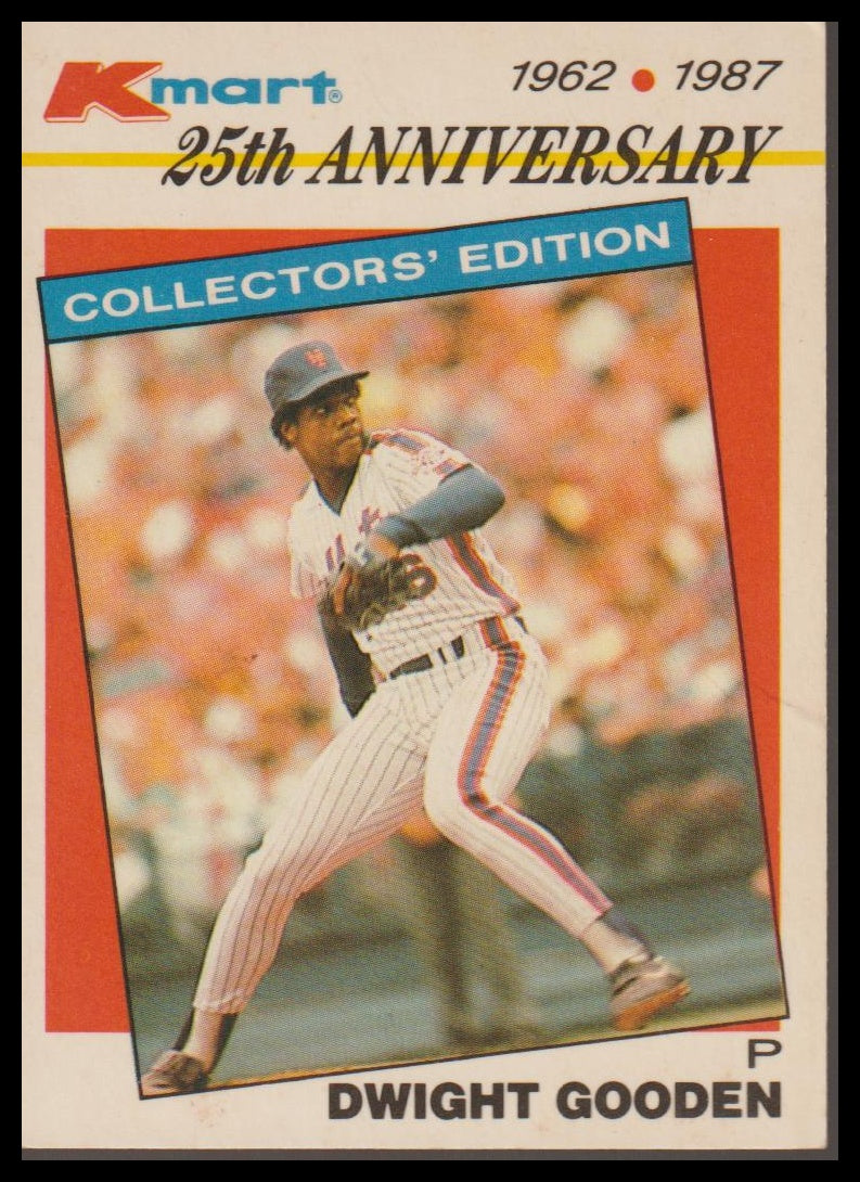 1987 Topps Kmart 25th Anvy Baseball's Stars of the Decades #26 Dwight Gooden