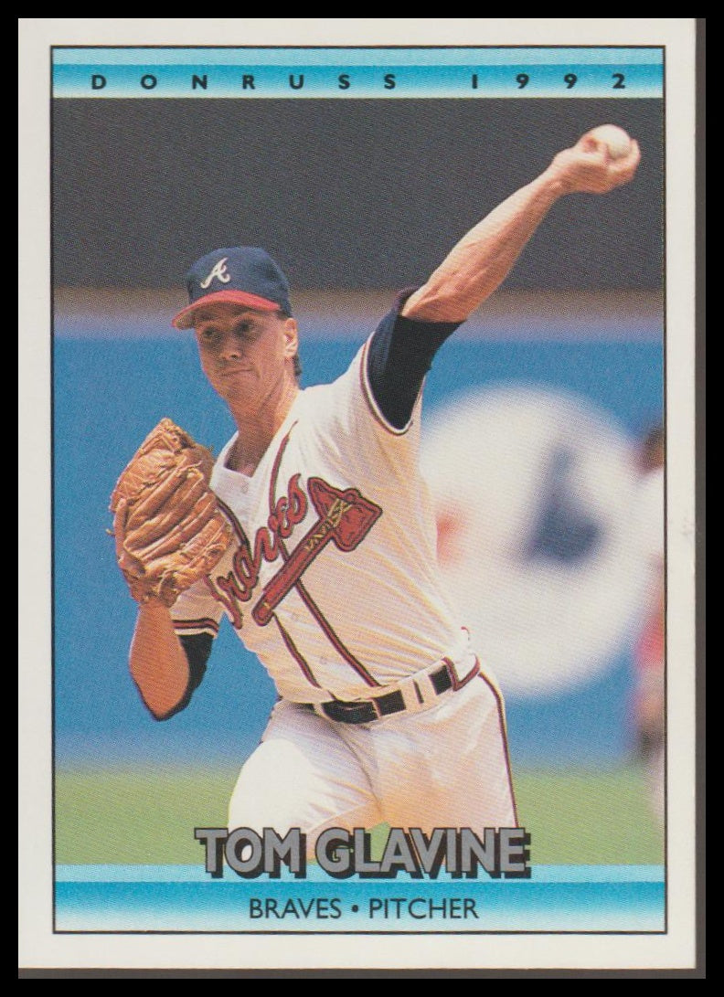 1992 Donruss #629b Tom Glavine