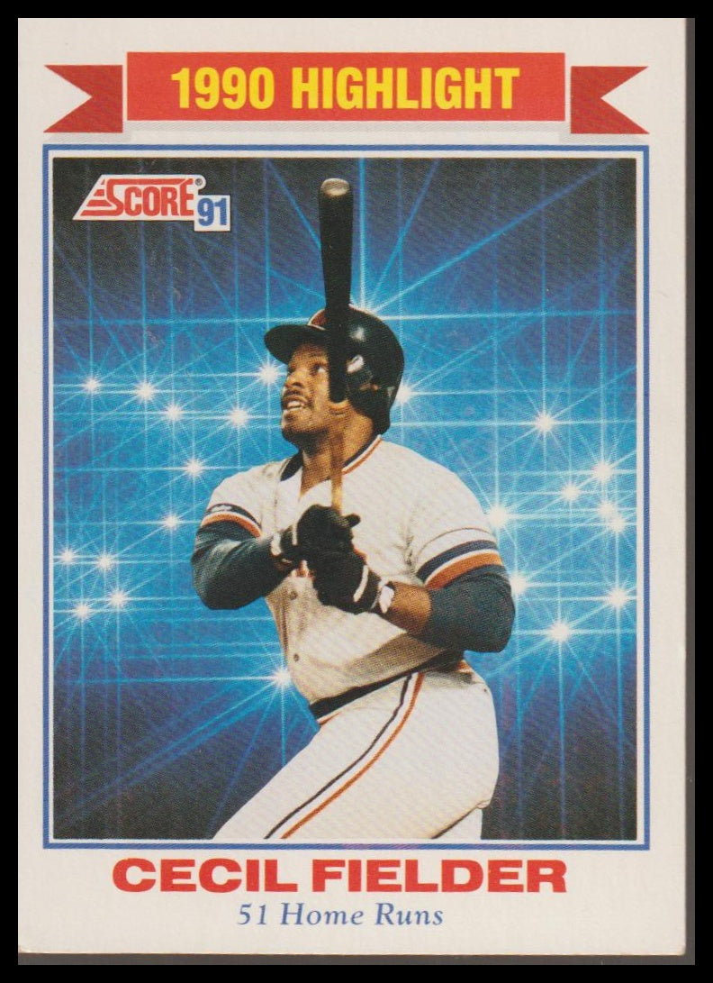 1991 Score #770 Cecil Fielder