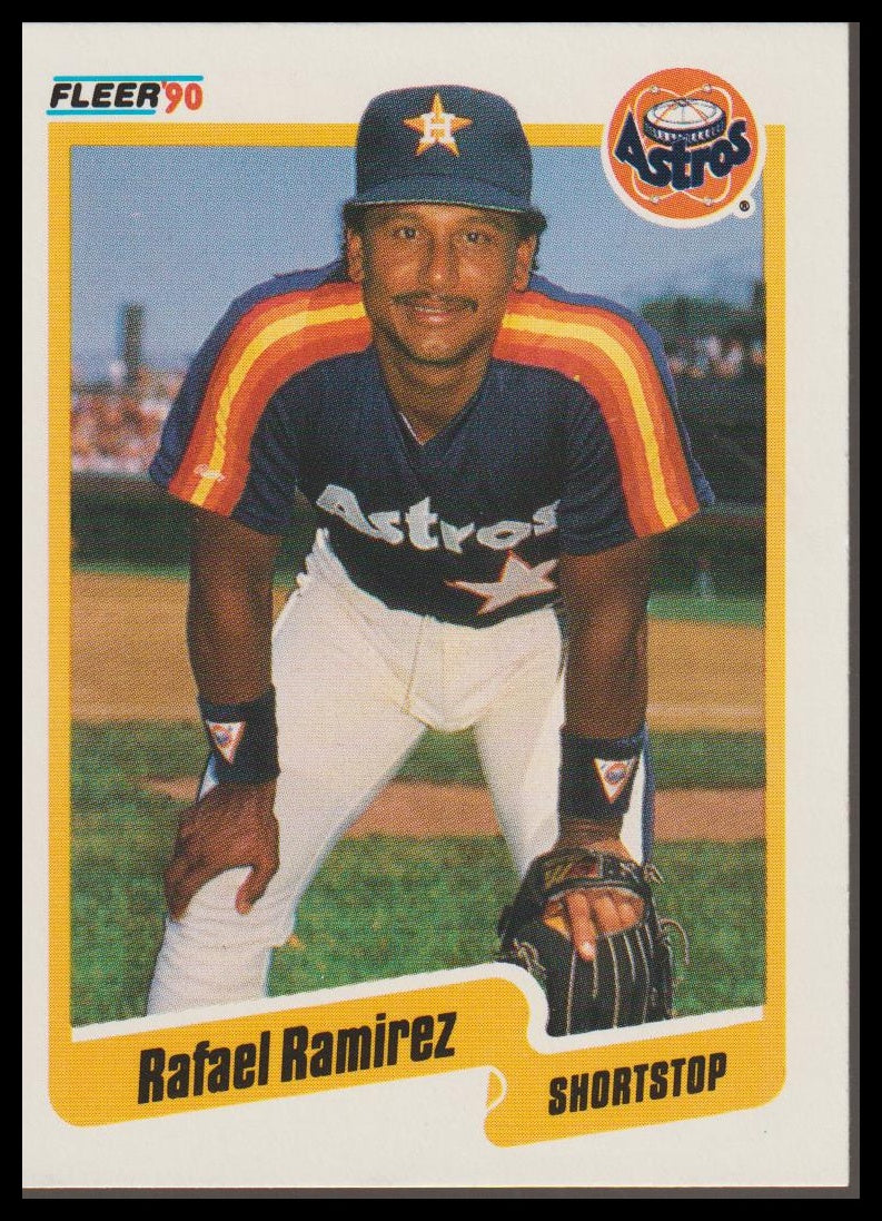 1990 Fleer #234 Rafael Ramirez