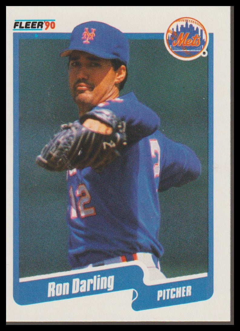 1990 Fleer #201 Ron Darling