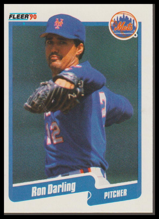 1990 Fleer #201 Ron Darling