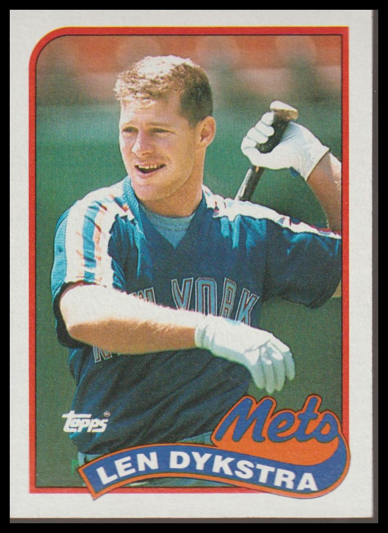 1989 Topps #435 Len Dykstra