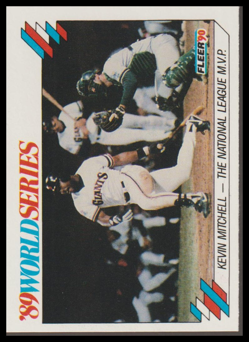 1990 Fleer #2 Kevin Mitchell - The National League World Series