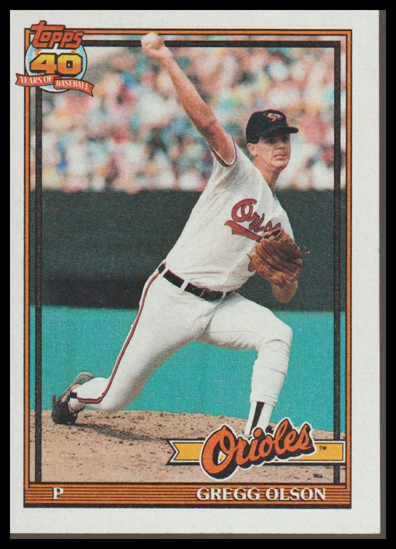 1991 Topps #10 Gregg Olson