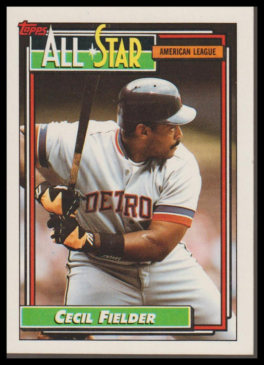 1992 Topps #397 Cecil Fielder Gold