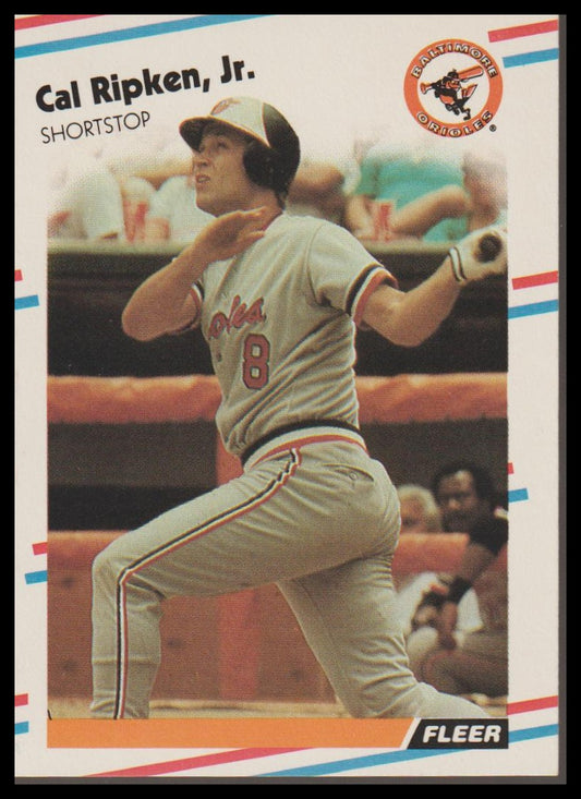 1988 Fleer #570 Cal Ripken, Jr.