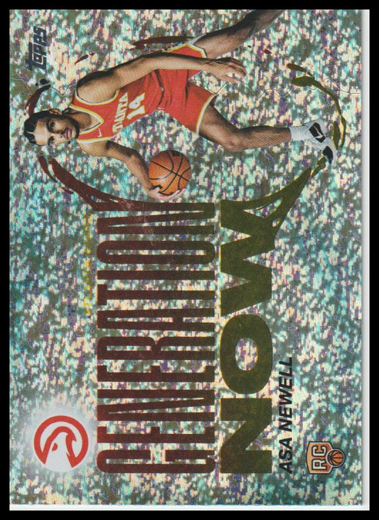 2025-26 Topps #GN-23 Asa Newell Generation Now Holo Foil