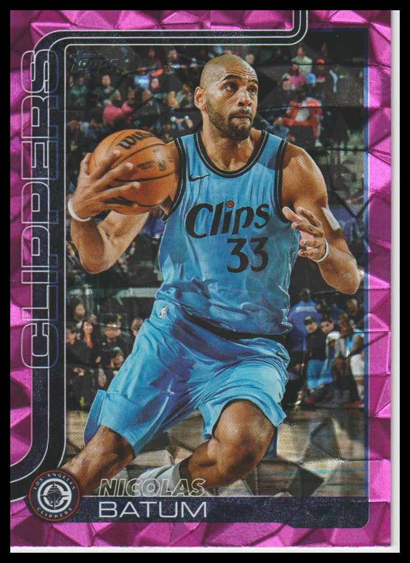 2025-26 Topps #146 Nicolas Batum Diamante Pink