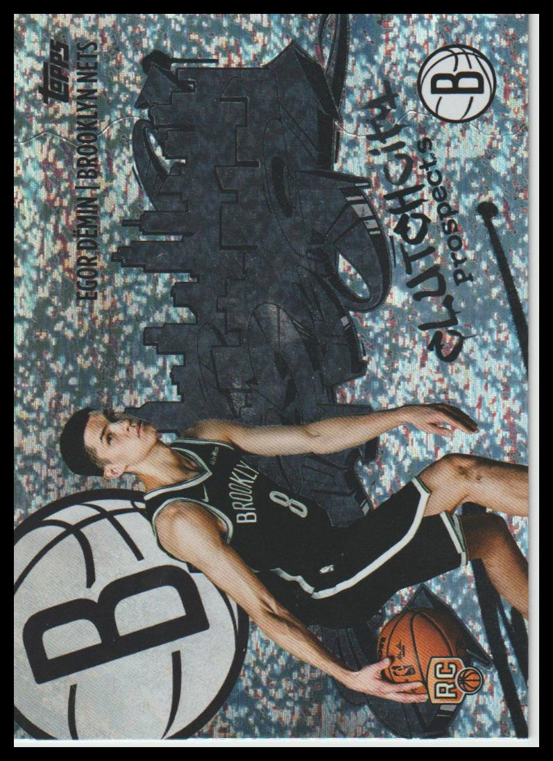 2025-26 Topps #CC-8 Egor Dëmin Clutch City Prospects Holo Foil