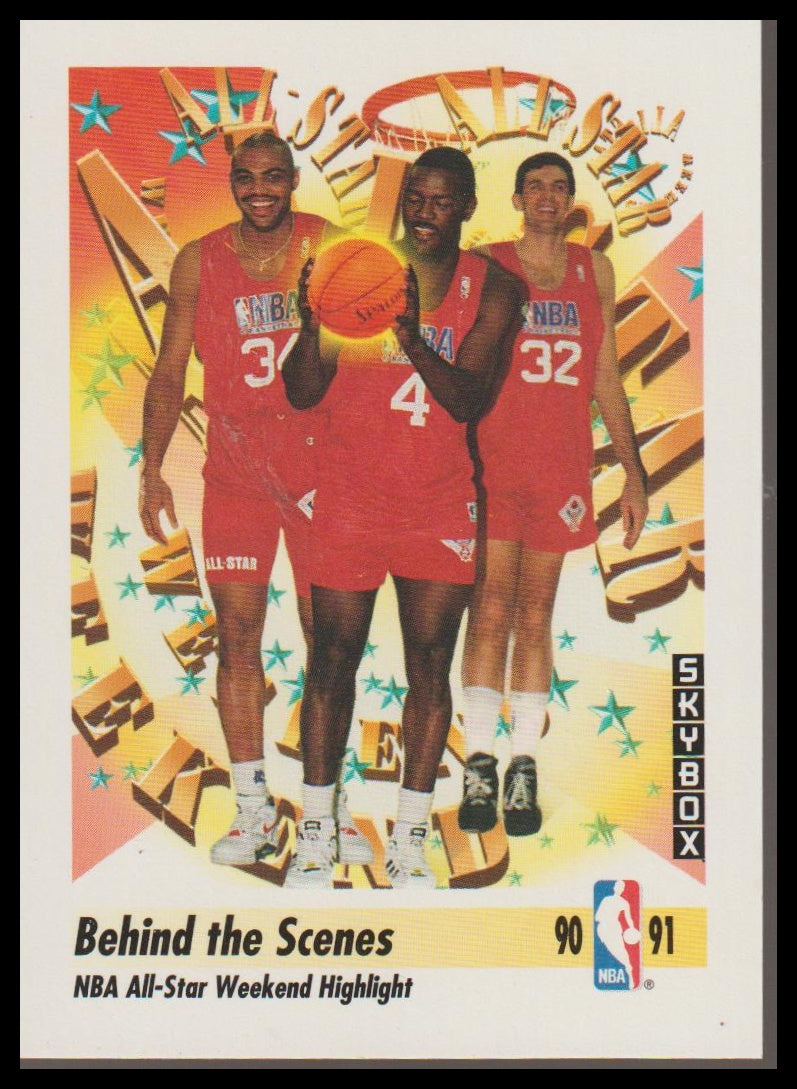 1991-92 SkyBox #317 Behind the Scenes