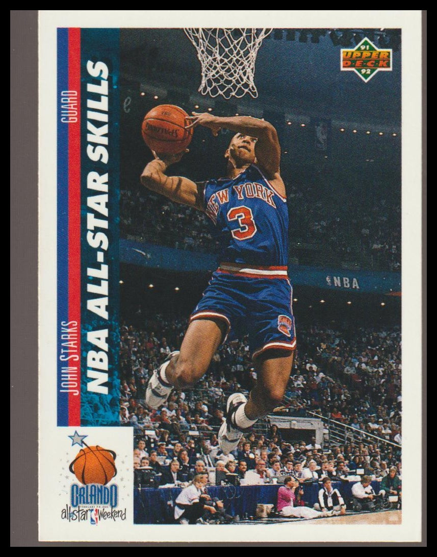 1991-92 Upper Deck #482 John Starks NBA All-Star Skills