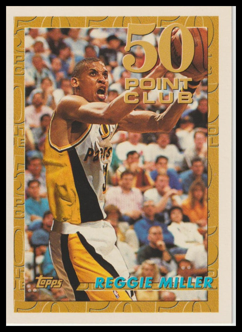 1993-94 Topps #57 Reggie Miller 50 Point Club
