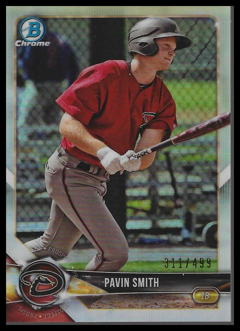 2018 Bowman Chrome #BCP214 Pavin Smith Prospects