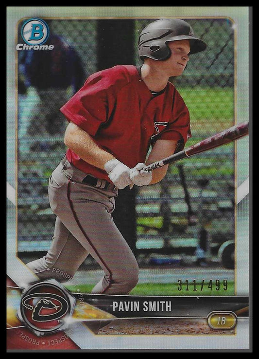 2018 Bowman Chrome #BCP214 Pavin Smith Prospects