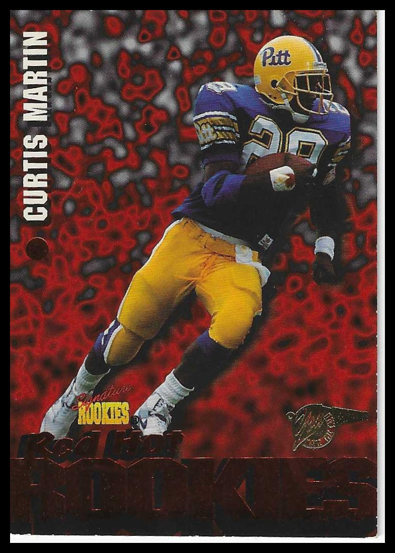 1995 Signature Rookies Fame and Fortune #R1 Curtis Martin Red Hot Rookies