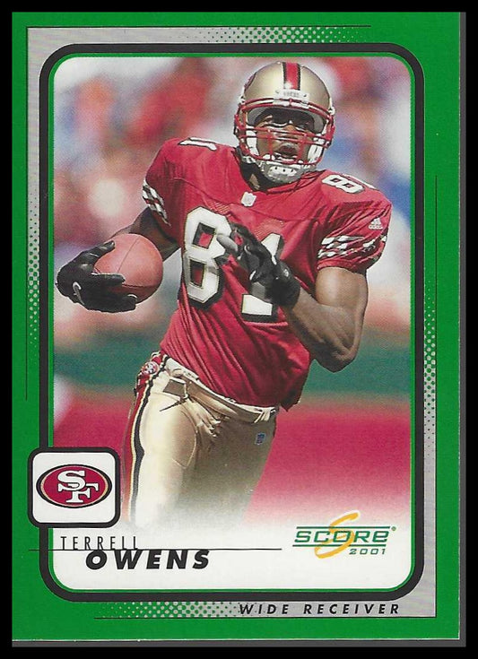 2001 Score #179 Terrell Owens