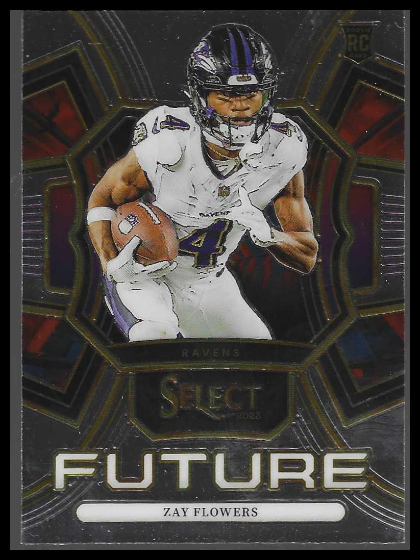 2023 Panini Select #FUT-ZFL Zay Flowers Future