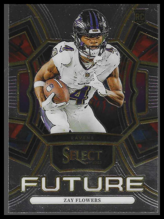 2023 Panini Select #FUT-ZFL Zay Flowers Future