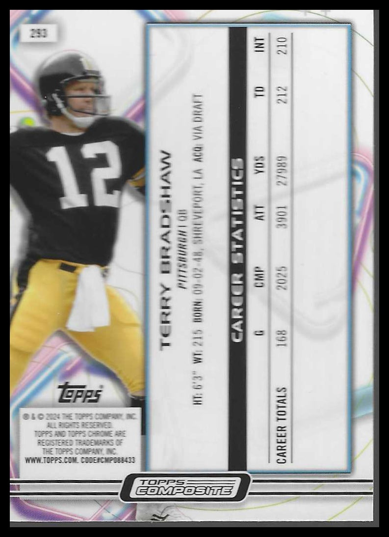 2023 Topps Composite #293 Terry Bradshaw Cosmic Chrome Nucleus