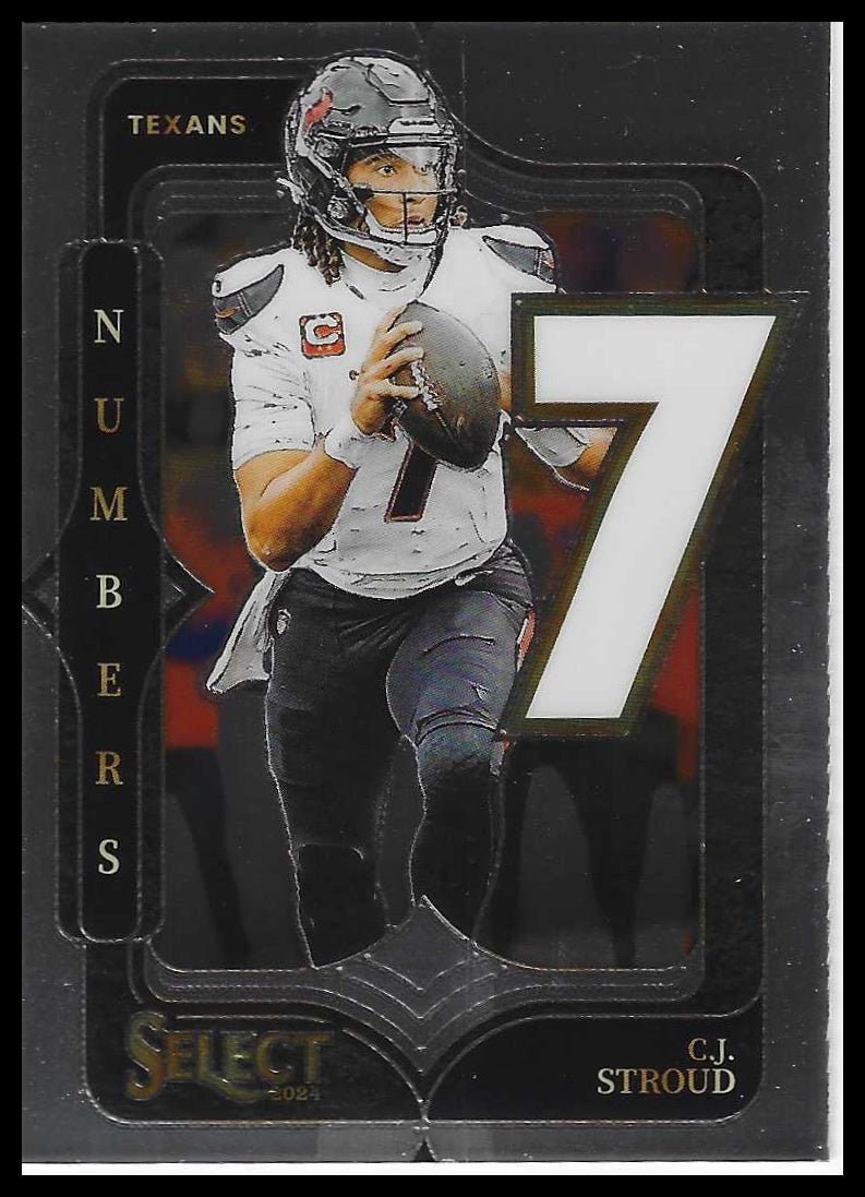 2024 Panini Select #18 C.J. Stroud Select Numbers