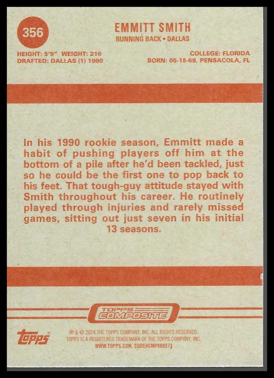 2023 Topps Composite #356 Emmitt Smith