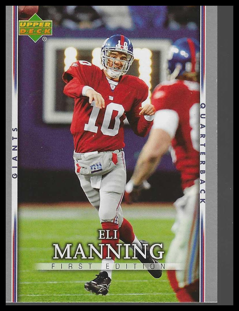 2007 Upper Deck First Edition #63 Eli Manning
