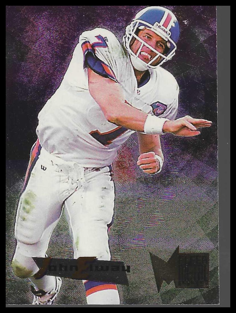 1995 Fleer Metal #13 John Elway Silver Flashers