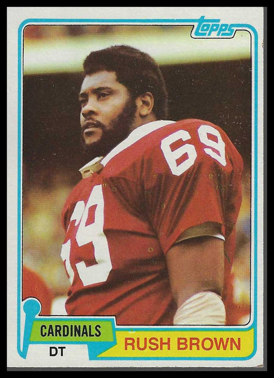 1981 Topps #54 Rush Brown