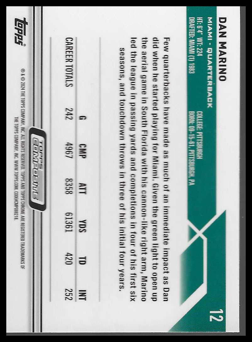 2023 Topps Composite #12 Dan Marino