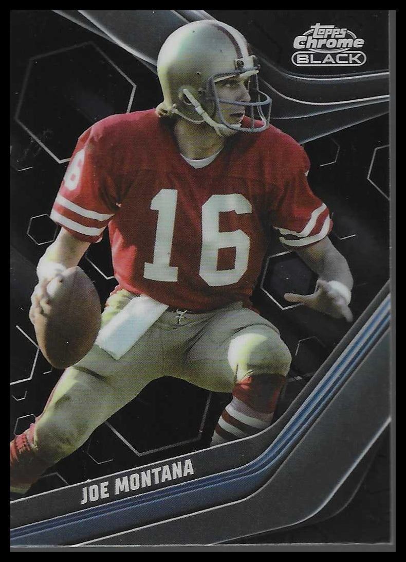 2023 Topps Composite Chrome Black #145 Joe Montana