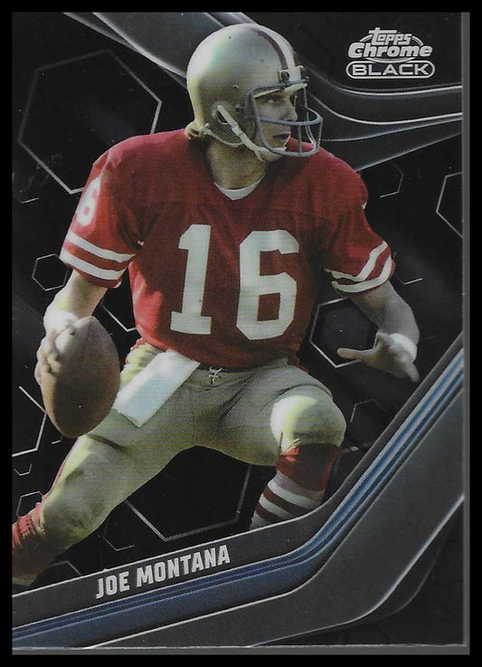 2023 Topps Composite Chrome Black #145 Joe Montana