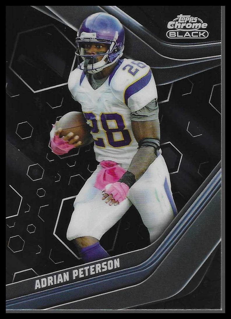 2023 Topps Composite Chrome Black #127 Adrian Peterson