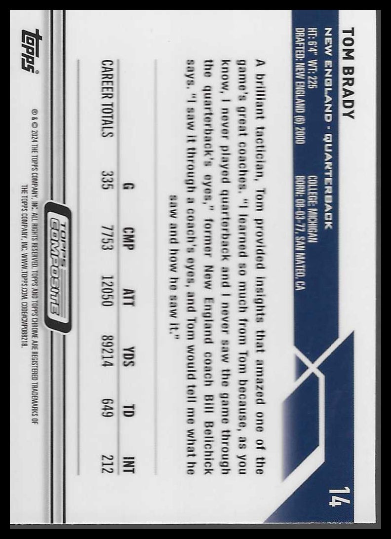 2023 Topps Composite #14 Tom Brady