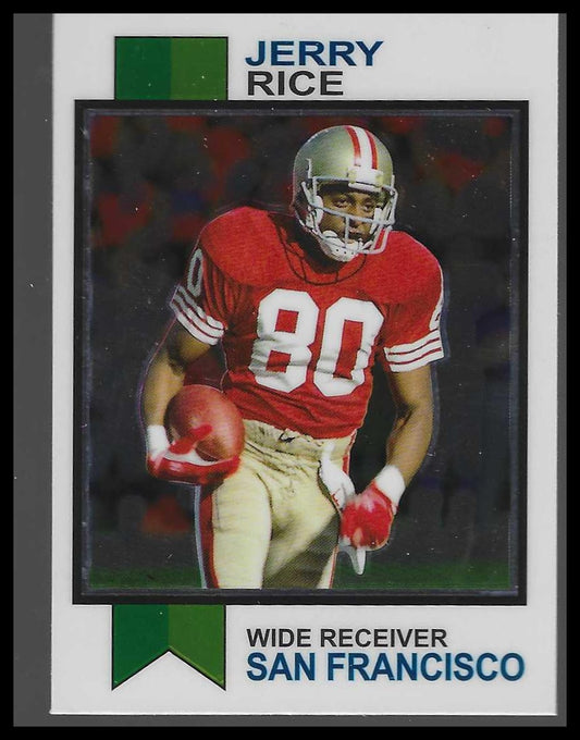 2023 Topps Composite #1973-24 Jerry Rice 1973 Topps Football