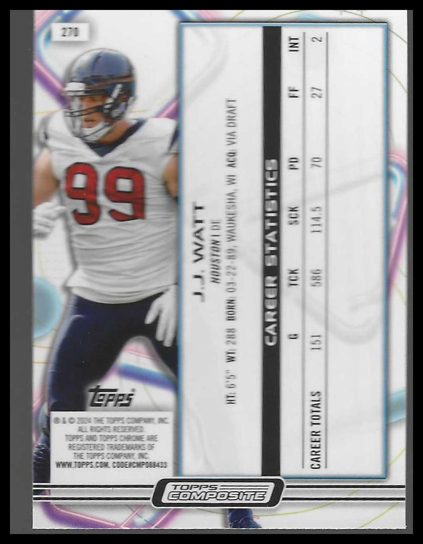 2023 Topps Composite #270 J.J. Watt