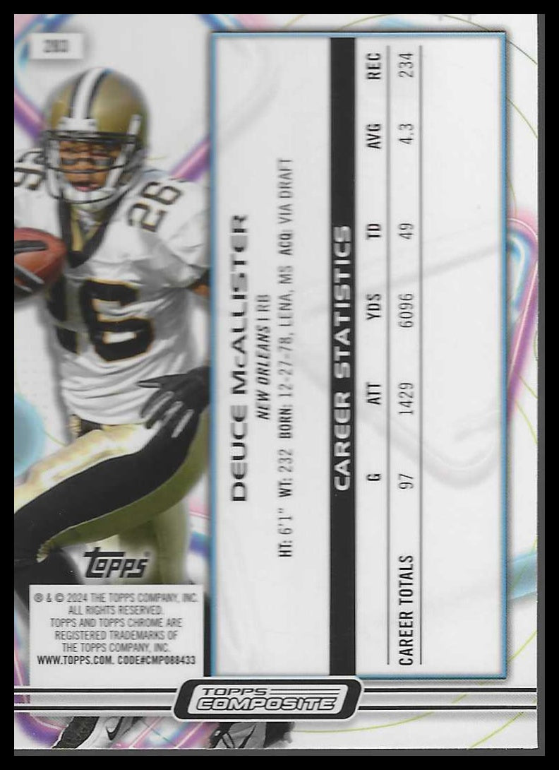 2023 Topps Composite #283 Deuce McAllister