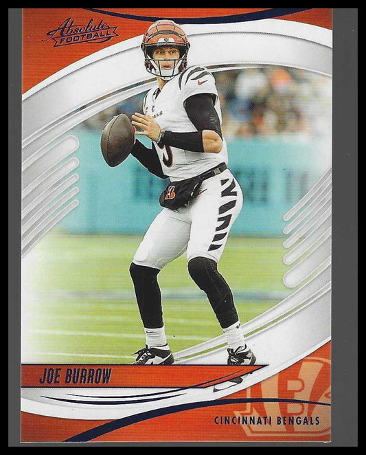 2025 Panini Absolute #37 Joe Burrow Blue