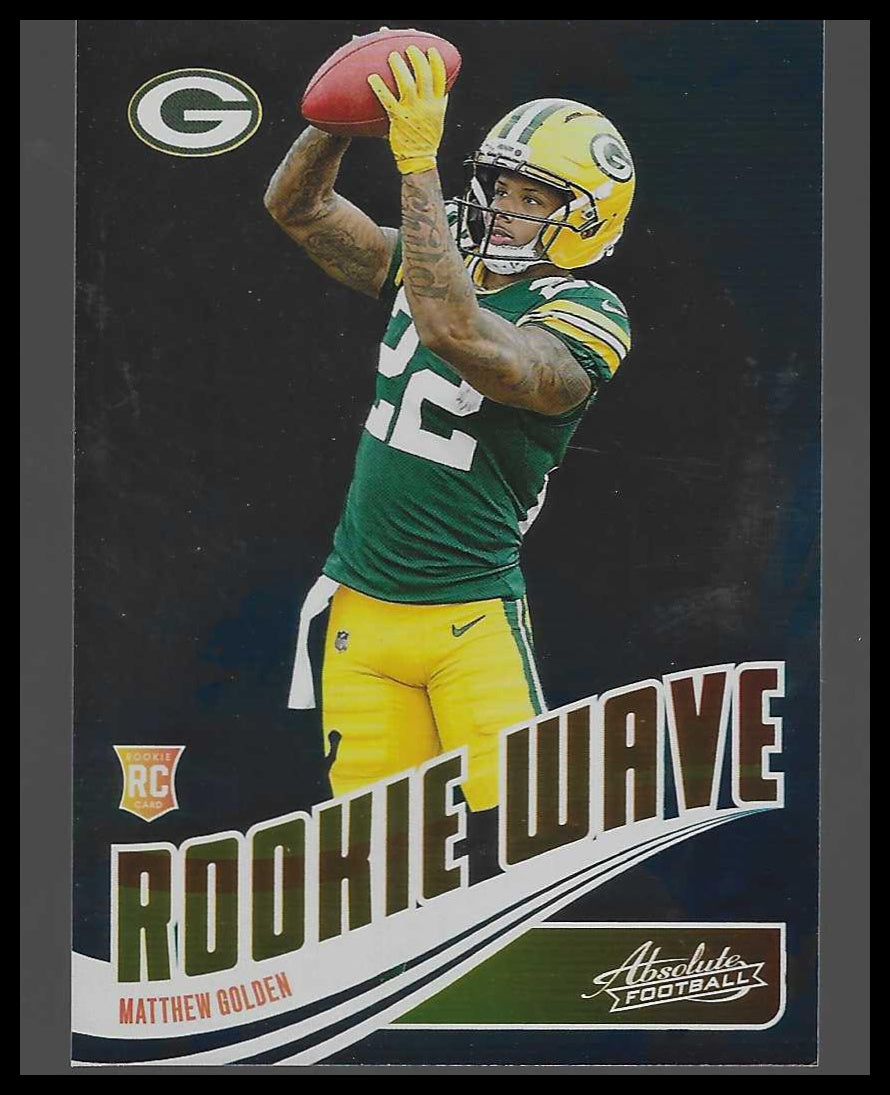 2025 Panini Absolute #RW-MGN Matthew Golden Rookie Wave