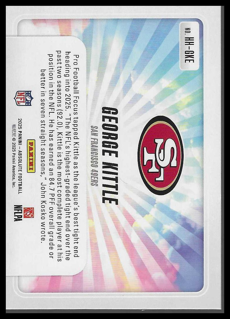 2025 Panini Absolute #HH-GKE George Kittle Hog Heaven