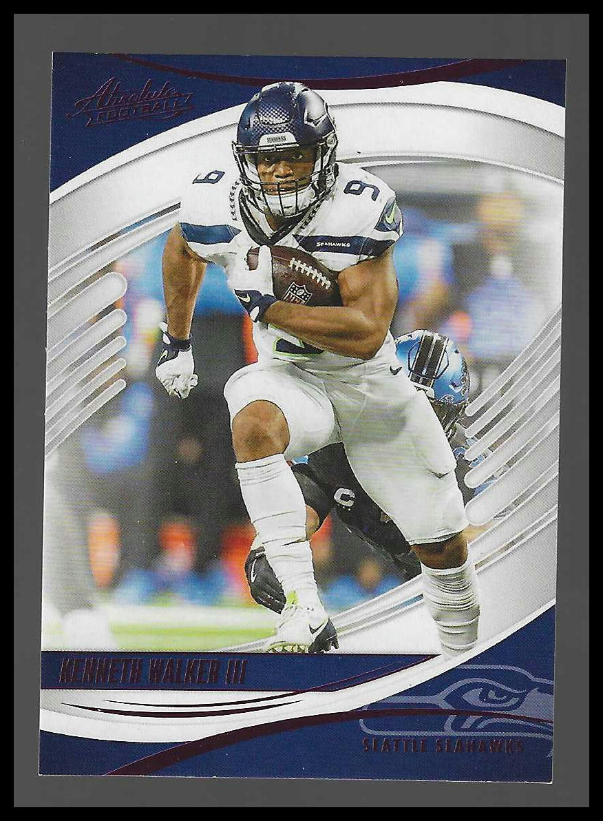 2025 Panini Absolute #57 Kenneth Walker III Pink