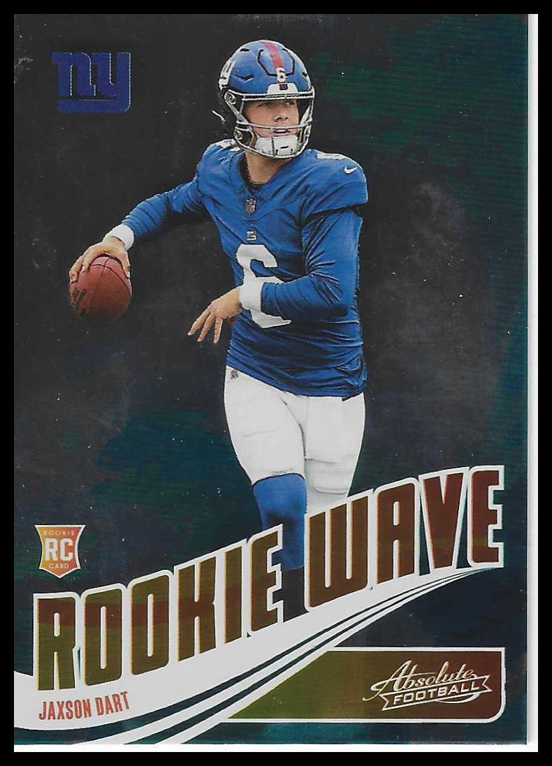 2025 Panini Absolute #RW-JDT Jaxson Dart Rookie Wave